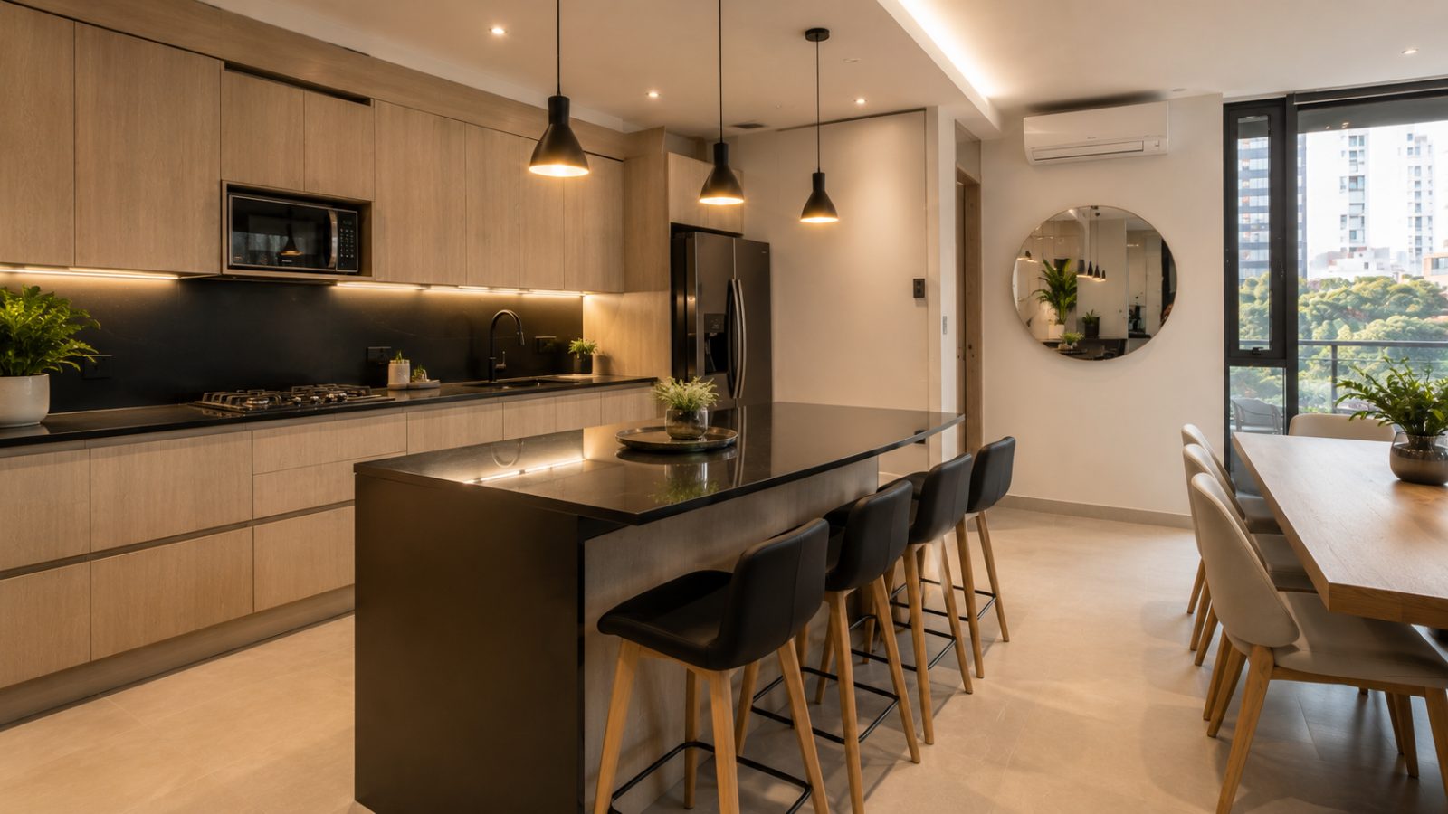 Cocina con isla